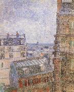 Vincent Van Gogh, Paris seen from Vincent-s Room In the Rue Lepic